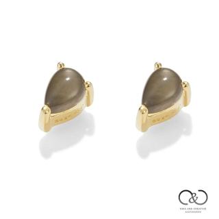 【C&C】大S聯名冰滴黑耀耳環(925銀抗敏)