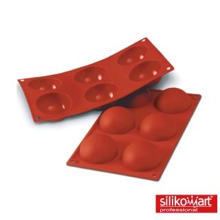 【silikomart】6連半球模(義大利製 巧克力 冰模 矽膠模)