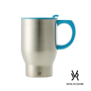 【索樂生活】JVR韓國原裝AUTO MUG不鏽鋼車用馬克杯390ml(雙層保溫附蓋隨行環保隨手咖啡杯)