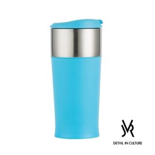 【索樂生活】JVR韓國原裝MARTIN POP不鏽鋼馬丁翻蓋隨行杯350ml(雙層304不鏽鋼雙層保溫咖啡隨行茶水杯子)