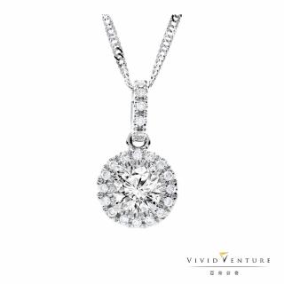 【Vividventure 亞帝芬奇】GIA 30分 FI1 八心八箭 鑽墬 圓滿(18K金台+18K金鍊)