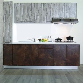 【日系時尚】【京濱工業】歐化廚具-美耐檯面塑合板門(210+30公分)