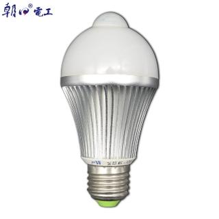 【朝日電工】5W人體感應節能燈泡E27-附配件(人體感應燈泡)