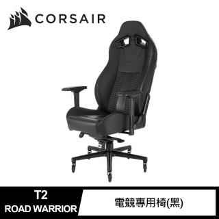 【CORSAIR 海盜船】T2 ROAD WARRIOR 電競專用椅(全黑)