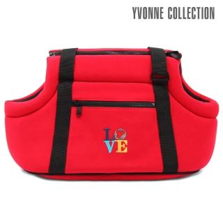【Yvonne Collection】LOVE寵物背袋紅色(紅色)