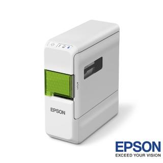 【超值組】贈標籤機色帶(黃底黑字12mm)【EPSON】LW-C410藍芽手寫標籤機