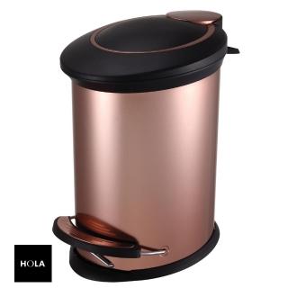 【HOLA】HOLA 紐約緩降防指紋垃圾桶12L 金
