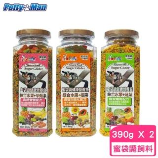 【PettyMan】蜜袋鼯健康營養食 390g(2罐組)