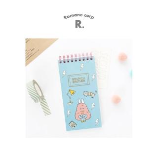 【Romane】Brunch Brother 線圈筆記本 S - 天藍