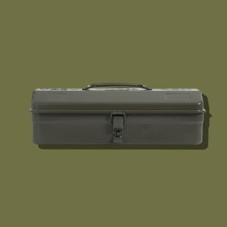 【Trusco】山型單層工具箱-墨綠(單層工具箱)