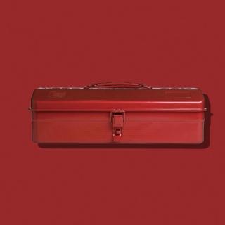 【Trusco】山型單層工具箱-鉻紅(單層工具箱)