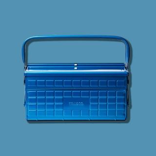 【Trusco】專業型兩段式工具箱-鐵藍(兩段式工具箱)