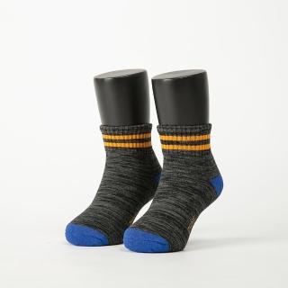 【Footer】撞色雙橫線條氣墊襪(ZH86L-黑)