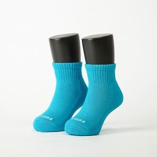 【Footer】單色運動氣墊襪(ZH186L-淺藍)