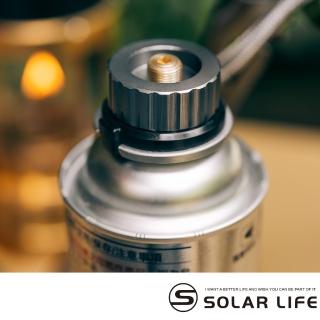 【索樂生活】步林戶外高山卡式瓦斯氣罐爐轉接頭(露營登山攻頂蜘蛛爐汽化燈爐具)