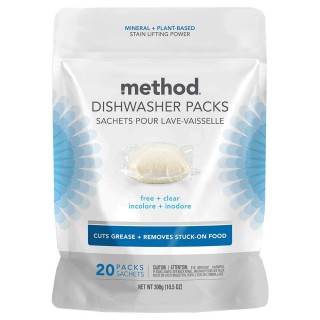 【method 美則】潔淨三效聰明洗碗球(無香料-20顆入)