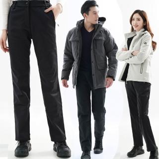 【遊遍天下】GLOBETEX顯瘦防水防風透濕刷毛褲雪褲(M-5L)