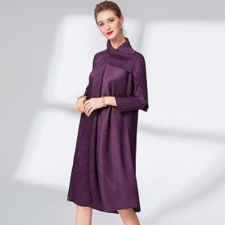 【羽生摺衣】時尚京都-交叉領洋裝(共六色)