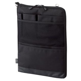 【LIHIT LAB】A-7683-24 薄型袋中袋-A4直式(黑)