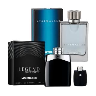 【MONTBLANC 萬寶龍】買一送一-傳奇經典男性淡香水100ml+星際旅者男性淡香水75ml(加贈小香乙瓶)