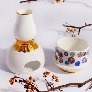 【TALES 神話言】典藏故宮-乾隆雅翫‧轉心瓶 團花(文創 禮品 禮物 收藏)