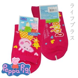 冰雪奇緣/粉紅小豬1/2童襪-大-19~21cm-12雙入(大童襪)