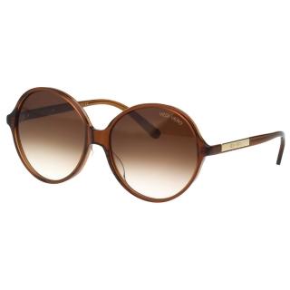 【VEDI VERO】圓框 太陽眼鏡VE805(透明咖啡色)