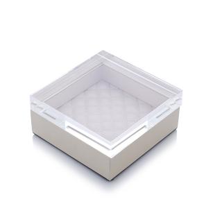 【Finara 費納拉】夏琳-奶油白色-正方形首飾盒(S)