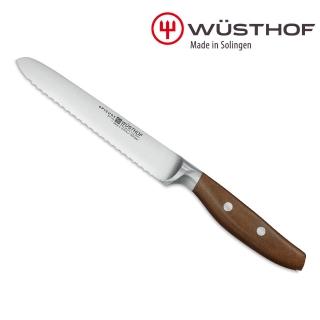 【WUSTHOF 三叉】EPICURE 14cm臘腸刀(德國製 鋸齒刀 香腸 sausage)