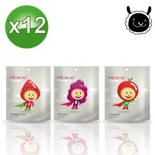 【壽滿趣】Fresh as天然凍乾水果片(三種口味任選12包組)