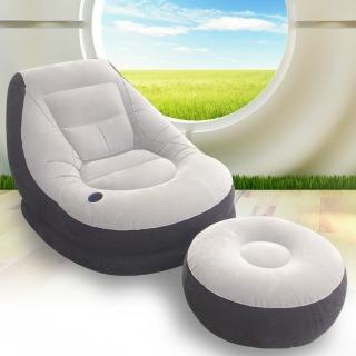 豪華頭等艙充氣沙發 貴妃椅(附腳椅)