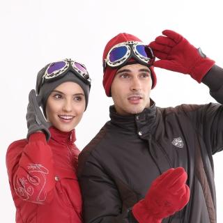 【Vital Salveo 紗比優】VITAL 3WARM 防風保暖透氣十字線圓頂帽(保暖毛帽/吸濕透氣/內刷毛/戶外休閒配件)