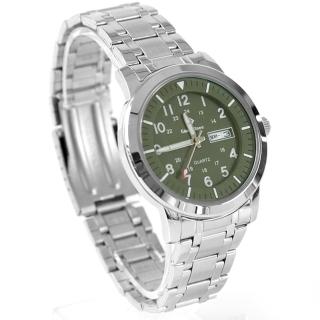 【玖飾時尚】搭戴SEIKO機芯墨綠不鏽鋼錶(手錶)