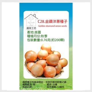 【蔬菜工坊】C28.金鑽洋蔥種子0.76克(約200顆)