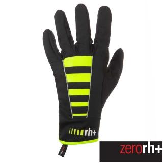 【ZeroRH+】義大利 CODE 專業防風保暖自行車手套(螢光黃 ICX9173_917)