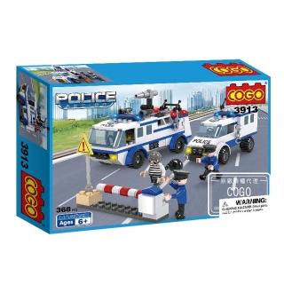 【COGO】警察系列 攔檢套裝-3913(益智玩具/DIY)