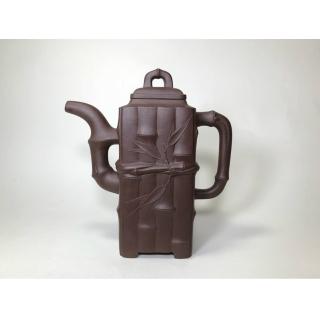 【實力派工藝師 徐偉萍】高風亮節 340cc 贈收藏錦盒(正品 早期紫砂 早期泥料佳 少見壺型 泡茶壺 茶具)