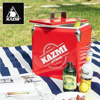 【KAZMI】酷樂彩色小冰箱13L(保鮮保冷、保冷桶、露營、野餐)