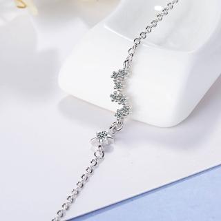 【Angel】璀璨流星之夜氣質手鍊(白金色)