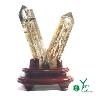 【YC寶石】天然綠幽靈水晶柱(D17)