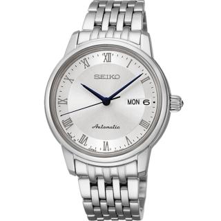 【SEIKO 精工】Presage 簡約永恆藍指針機械錶腕錶-女(4R36-04F0S/SRP887J1)
