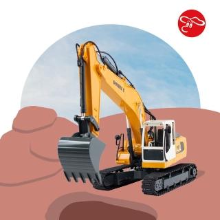 【瑪琍歐玩具】2.4G 1:16遙控DIY挖掘機(挖掘機)