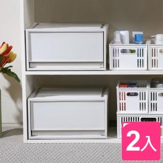 【真心良品】丹波單抽式整理箱20L(2入)