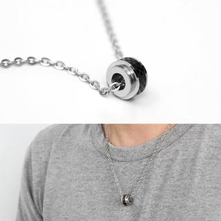 【玖飾時尚】鋼製日雜風質感格紋滾輪(鋼鍊)