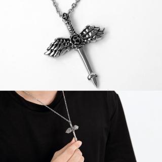 【玖飾時尚】鋼製皇家風範羽之飛劍(鋼鍊)