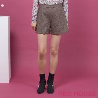 【RED HOUSE 蕾赫斯】滿版花朵九分褲(藍色)