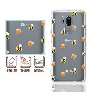 【反骨創意】LG 全系列 彩繪防摔手機殼-歪瘋系列-小蜜蜂(V20/V30/Stylus3/V40)