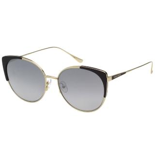 【VEDI VERO】小貓眼 太陽眼鏡(黑配金)