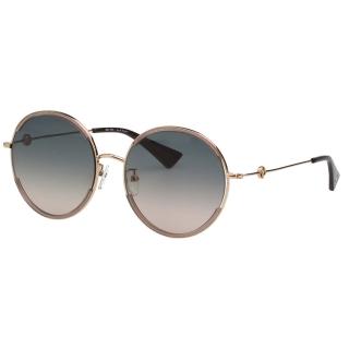 【VEDI VERO】圓形 太陽眼鏡(藕色+亮片)