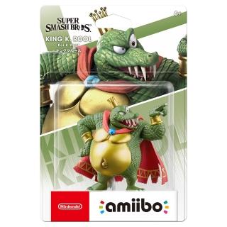 【Nintendo 任天堂】amiibo公仔 庫魯魯王/鱷魚王(明星大亂鬥)